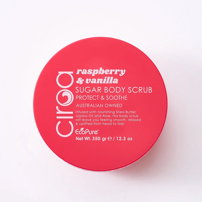 CIROA Raspberry & Vanilla - kūno šveitiklis 350g