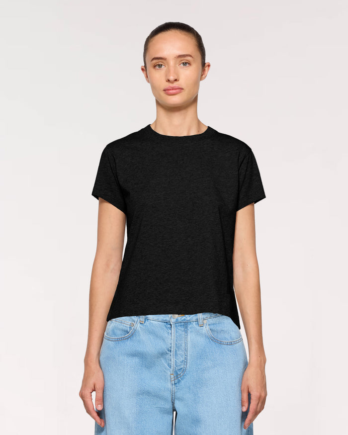 Classic Cotton Short Sleeve T-Shirt - Black