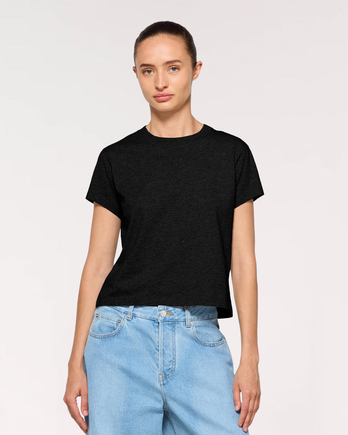 Classic Cotton Short Sleeve T-Shirt - Black