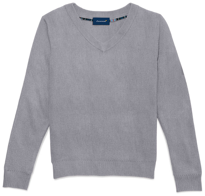 Classroom School Adult Unisex Long Sleeve V-Neck Sweater Pullover