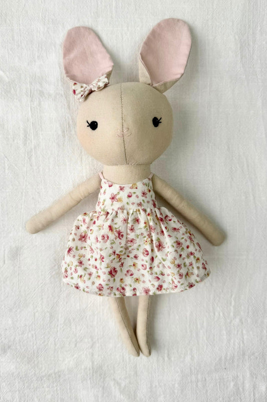 Clover the Bunny - Flower Print Dress