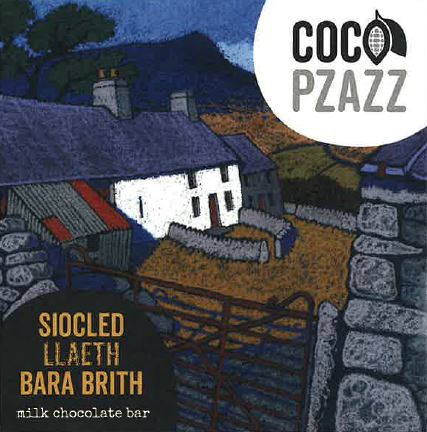 Coco Pzazz Bara Brith Milk chocolate bar - 'Welsh Farm'