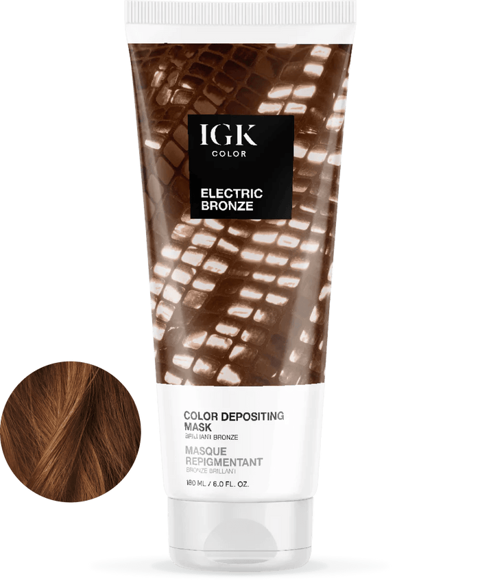 Color Depositing Hair Mask - Electric Bronze