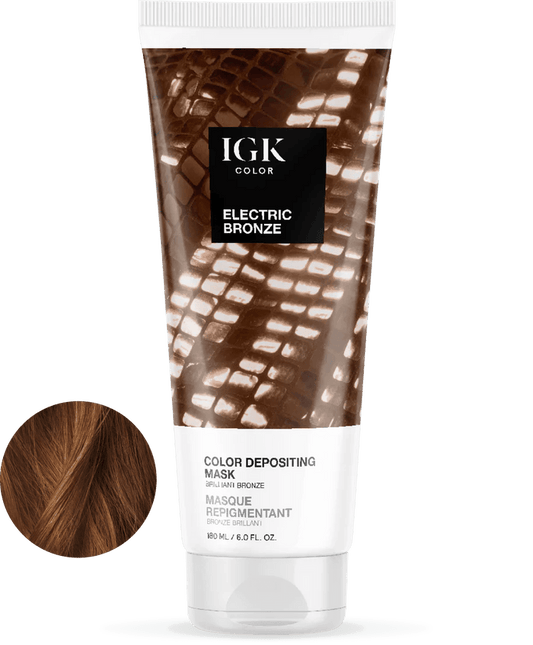 Color Depositing Hair Mask - Electric Bronze