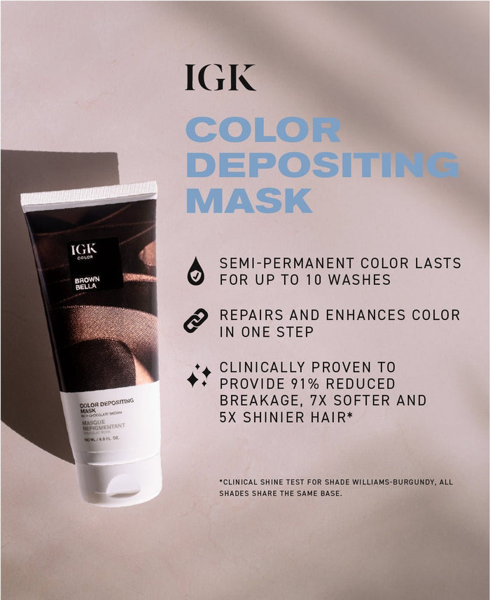 Color Depositing Hair Mask - Electric Bronze