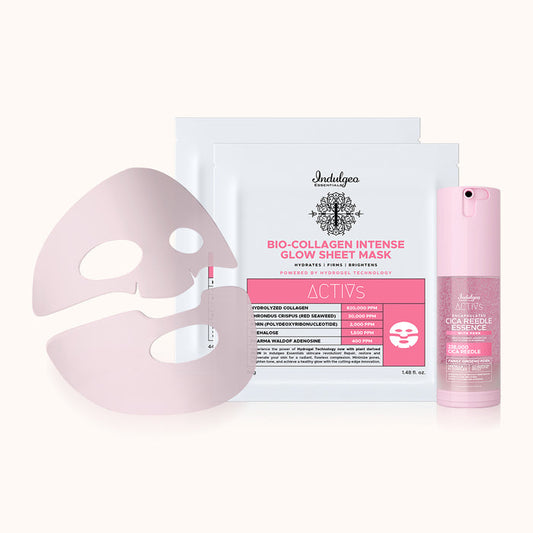 Combo: Encapsulated Cica Reedle Essence (30ml) + Ginseng PDRN Bio Collagen Intense Glow Sheet Mask (2 units)