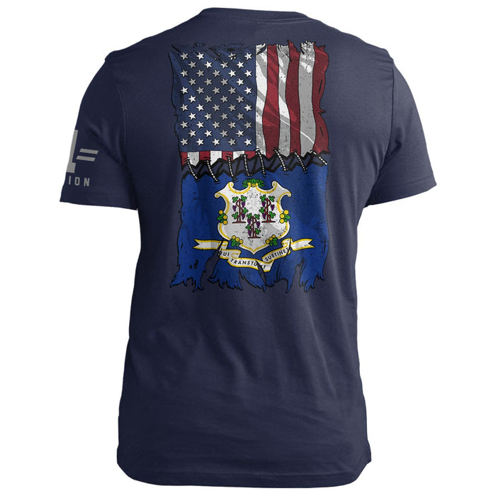 Connecticut Stitch Flag USA