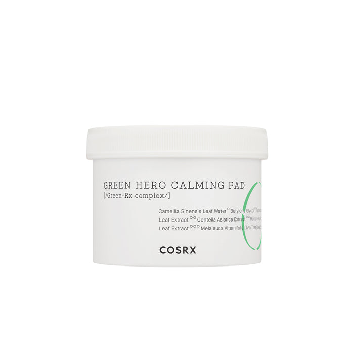 COSRX One Step Green Hero Calming Pad - Raminantys Diskeliai Veidui