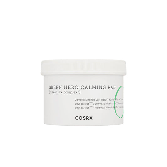 COSRX One Step Green Hero Calming Pad - Raminantys Diskeliai Veidui