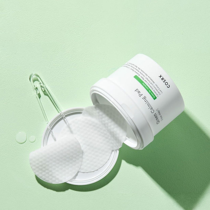 COSRX One Step Green Hero Calming Pad - Raminantys Diskeliai Veidui