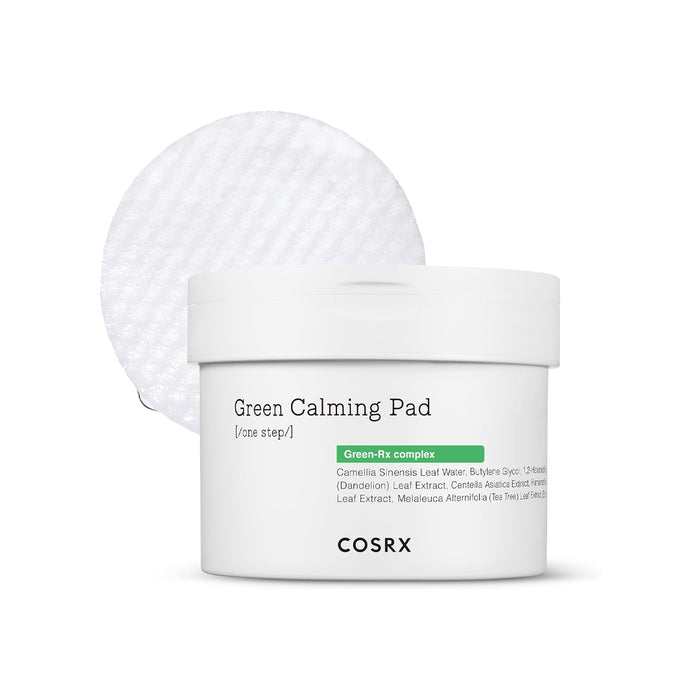 COSRX One Step Green Hero Calming Pad - Raminantys Diskeliai Veidui