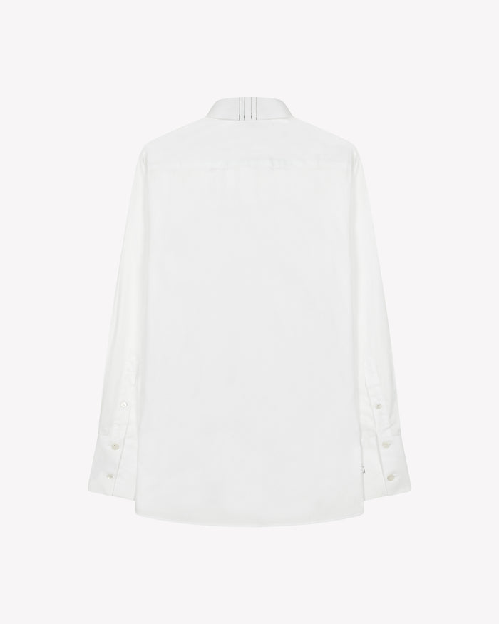 Cotton Oversized Shirt - White