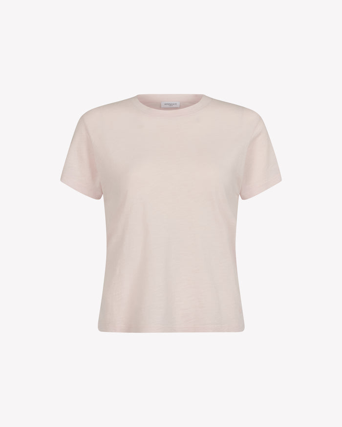 Cotton Short Sleeve T-Shirt - Pale Pink