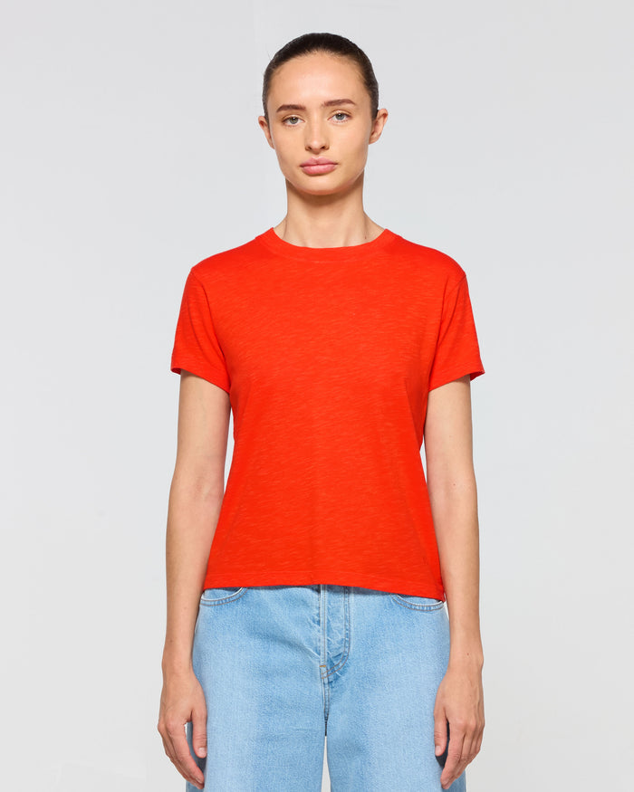 Cotton Short Sleeve T-Shirt - Red