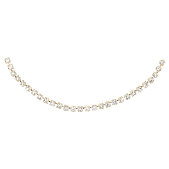 Cubic Zirconia Line Bracelet - ikatehouse