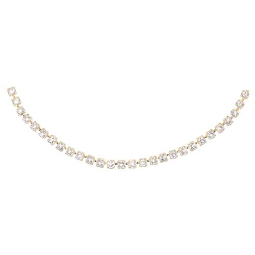 Cubic Zirconia Line Bracelet - ikatehouse