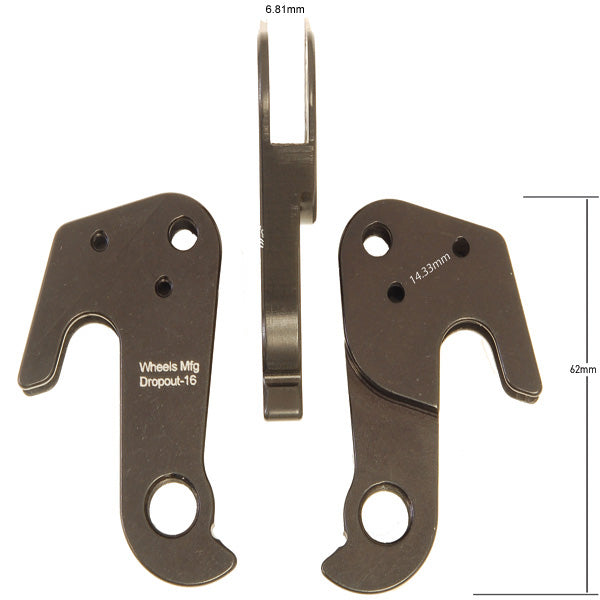 Derailleur Hanger 16 – 6061 Aluminum, Cannondale A239X/EBO
