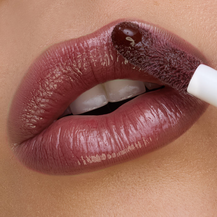 Drama Queen | A Sheer Midnight Merlot Lip Oil with a Glass Finish