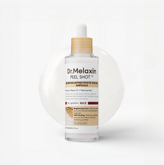 Dr.Melaxin White Rice Exfoliating Ampoule 80ml | VGLE Beauty Canada