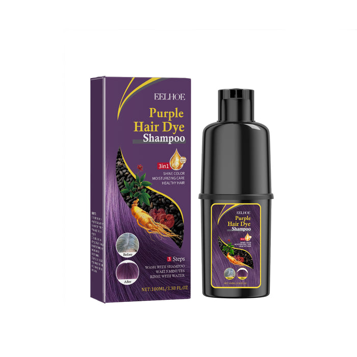 EELHOE Hair Dye Grey Shampoo – 100ml 100ML Purple EELHOE COSMETICS