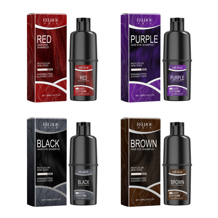 EELHOE Hair Dye Shampoo Herbal Plant Nourishing – Long-Lasting Color & Silky Soft Hair EELHOE COSMETICS