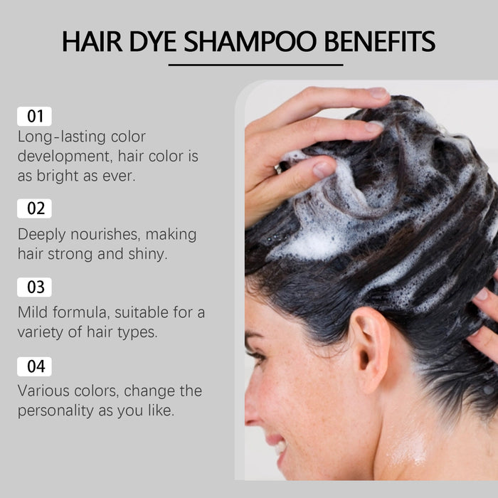 EELHOE Hair Dye Shampoo Herbal Plant Nourishing – Long-Lasting Color & Silky Soft Hair EELHOE COSMETICS