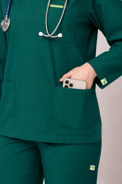 ELITE V NECK (GREEN) WOMEN