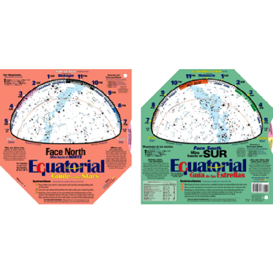 Equatorial Planisphere - Guide to the Stars