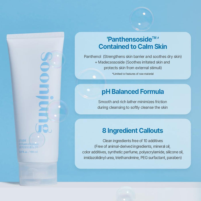 Etude SoonJung 5.5 Foam Cleanser 150 mL