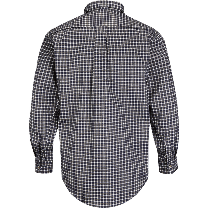 EXCEL FR PLAID DRESS SHIRT - HN-Hunter Navy Plaid | Bulwark SLG8