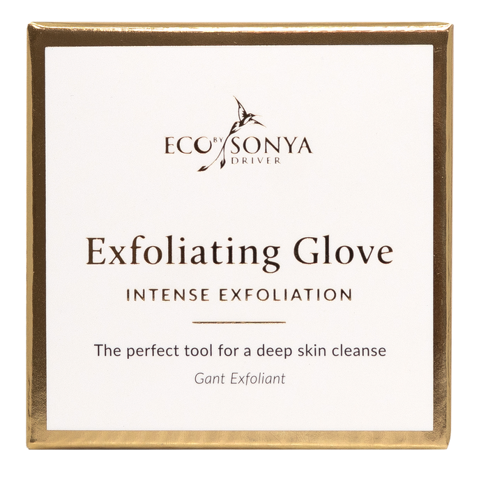 Eco Tan-Exfoliating Glove-Body-ExfoliatingGlove_EBSD_Carton_Packaging_Front-The Detox Market |