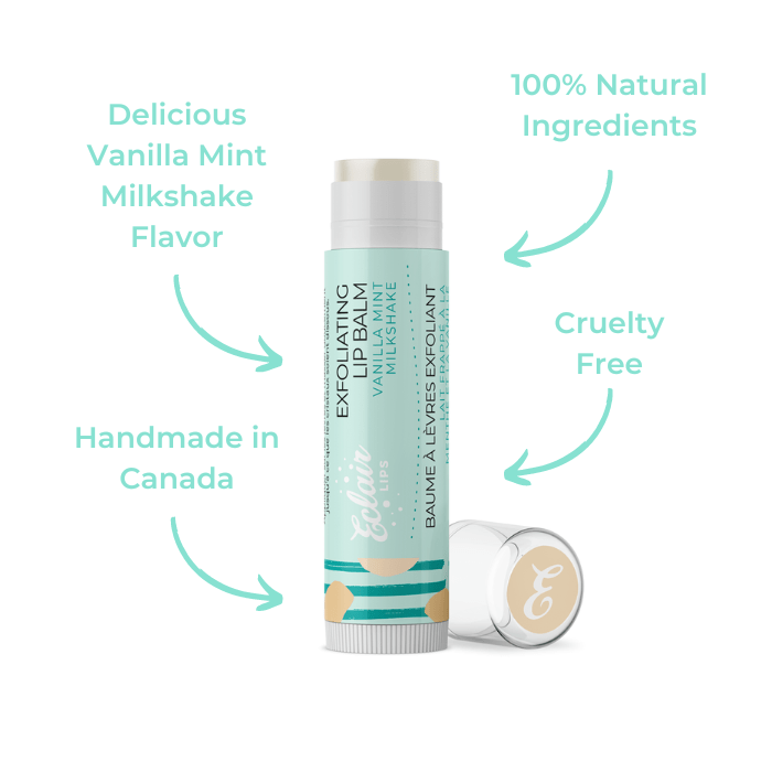 Exfoliating Vanilla Mint Milkshake Lip Balm by Eclair