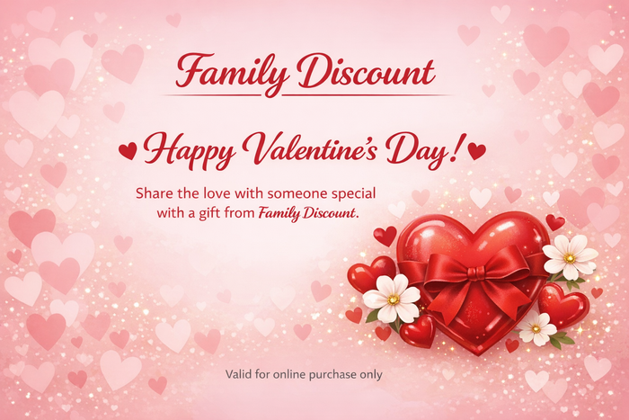 Family Discount Valentine's Day Gift Card