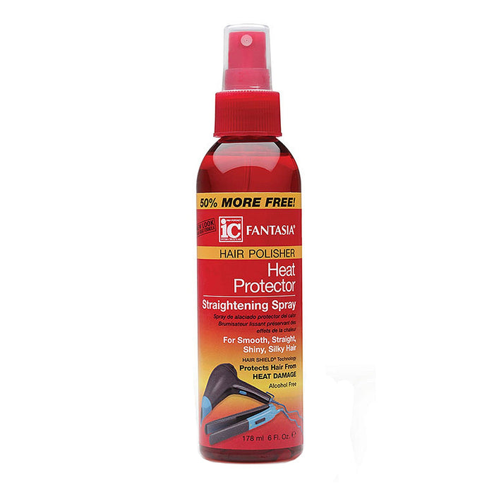 Fantasia IC Hair Polisher Heat Protector Straightening Spray 6oz - ikatehouse
