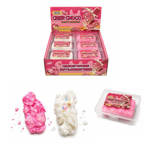 Faux Crisp Choco Squishy – Pink & White Assorted