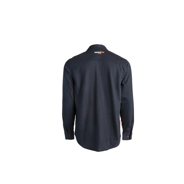 FLAME RESISTANT COTTON CORE BUTTON FRONT SHIRT (BIG/TALL) - 001-Black | Timberland PRO TB0A1VE9