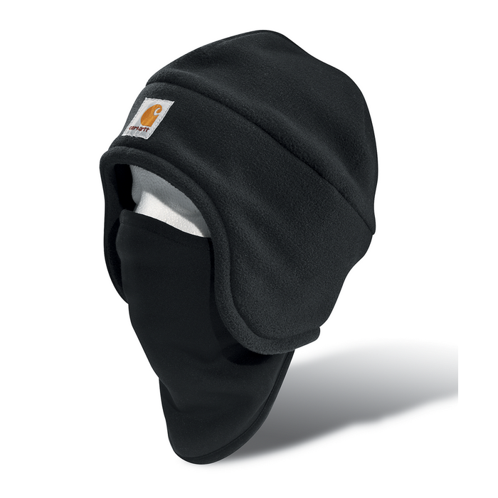 FLEECE 2 IN 1 HEADWEAR - BLK-Black | Carhartt A202