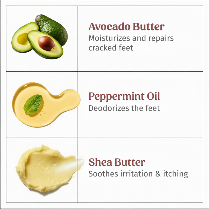 ingredients of vivlah foot cream