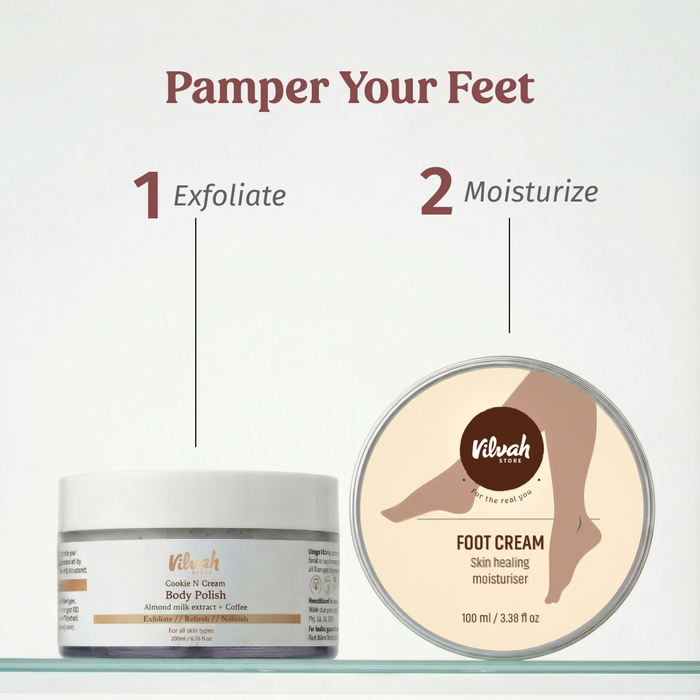 pamper your feet with vilvah products
