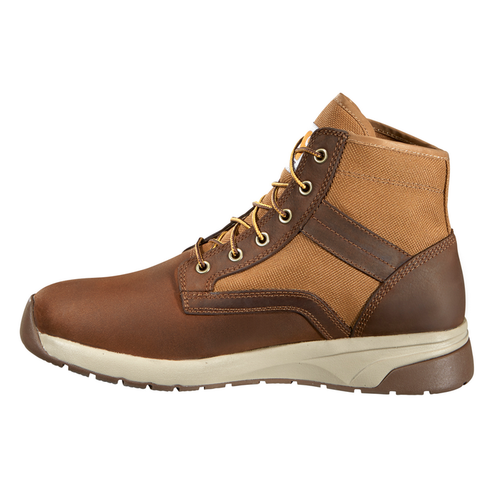 FORCE 5-INCH LIGHTWEIGHT SNEAKER BOOT - BRN-Brown Leather And Tan Duck | Carhartt FA5015-M