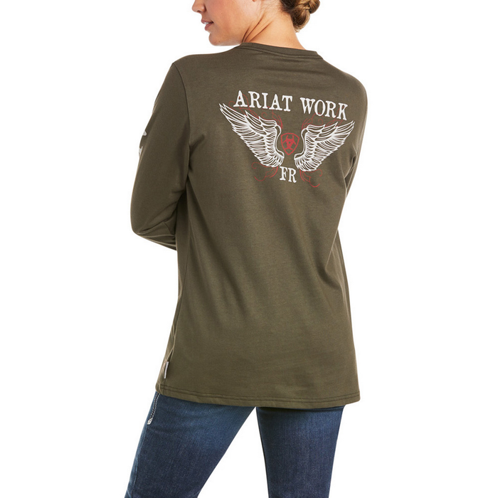 FR ASCEND GRAPHIC LONG-SLEEVE T-SHIRT - 300-Green | Ariat 10034891