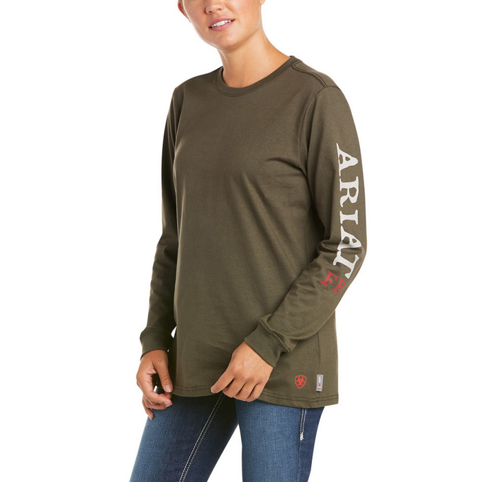 FR ASCEND GRAPHIC LONG-SLEEVE T-SHIRT - 300-Green | Ariat 10034891