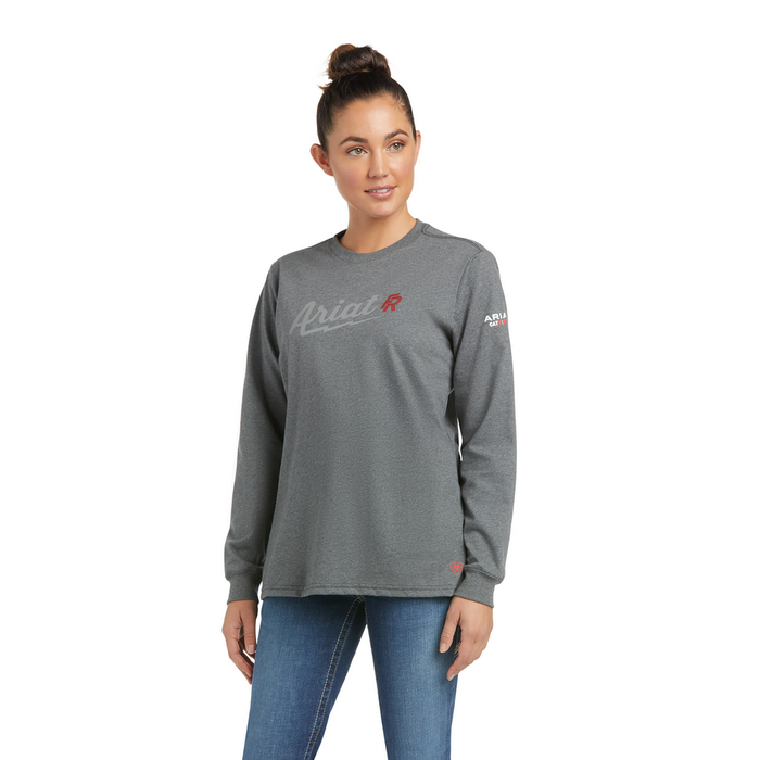 FR BOLT GRAPHIC TEE - 010-Charcoal | Ariat 10037728