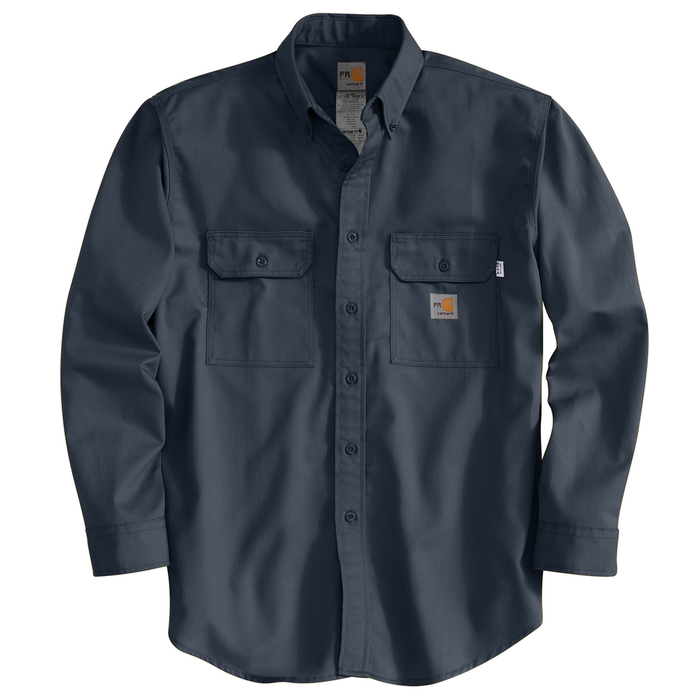FR CLASSIC TWILL SHIRT - DNY-Dark Navy | Carhartt FRS160