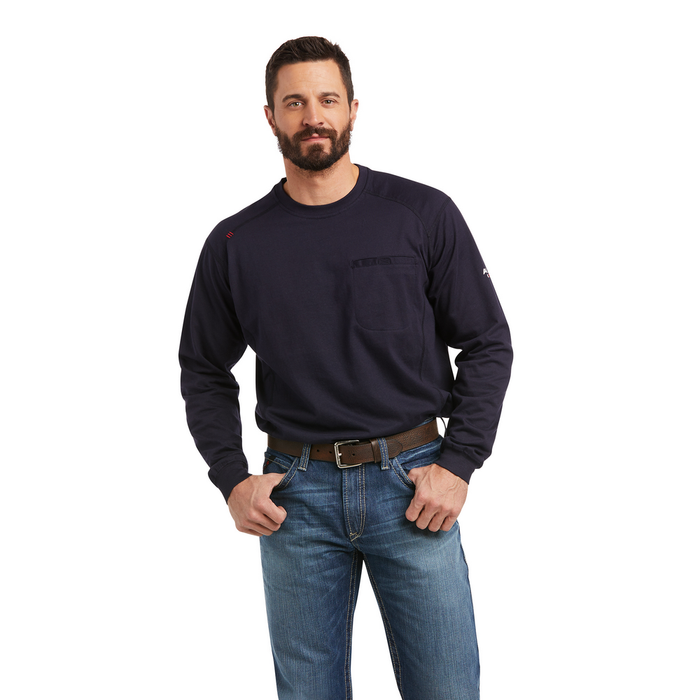 FR FULL COVER GRAPHIC LONG-SLEEVE SHIRT - 410-Navy | Ariat 10037711