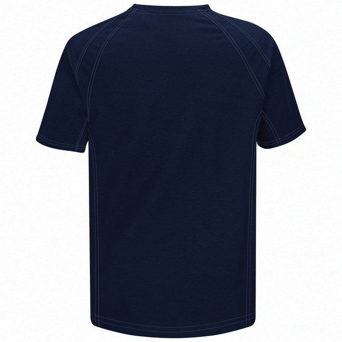 FR IQ SERIES COMFORT KNIT SHORT SLEEVE T-SHIRT - DB-Dark Blue | Bulwark QT30