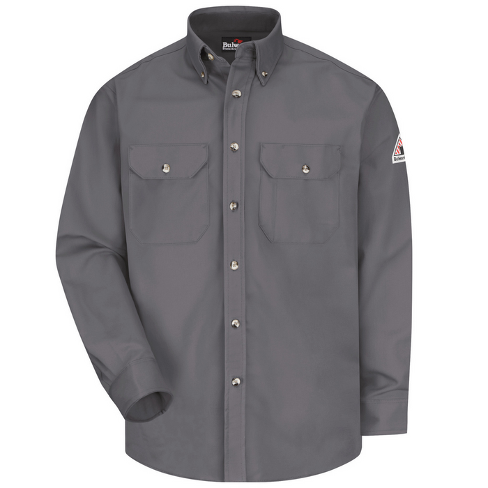 FR MIDWEIGHT DRESS UNIFORM SHIRT - GY-Grey | Bulwark SLU2