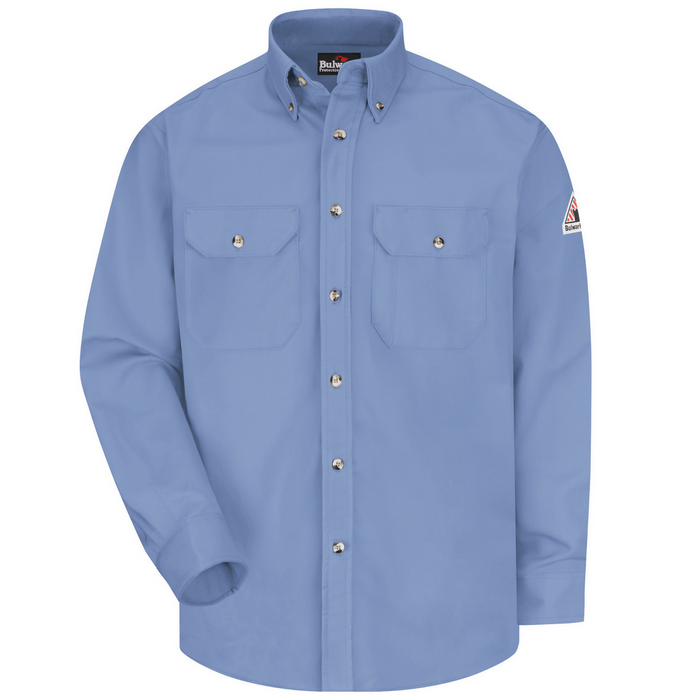 FR MIDWEIGHT DRESS UNIFORM SHIRT - LB-Light Blue | Bulwark SLU2