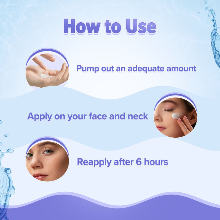Illuminate sunscreen how to use pump apply reapply
