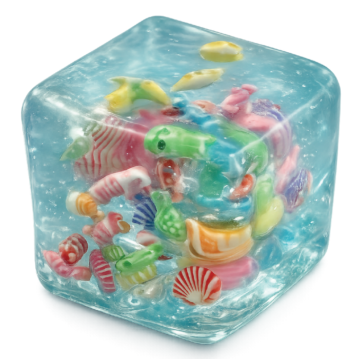 Fun Doh Squishy Charm Cube Fidget Toy Variety